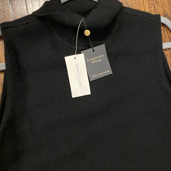 Charter Club Luxury Cashmere cowl Neck. Softest, most gorgeous to touch & wear. - Picture 2 of 2